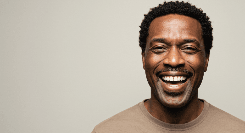 A HAPPY BLACK MAN