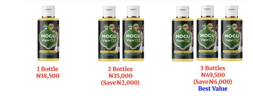 Une photo de Mogu Vigor Oil