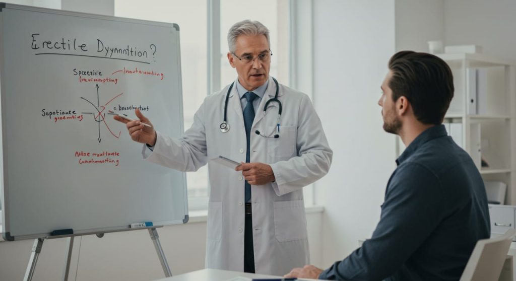 Conseils d’un médecin sur 3 erreurs liées à la dysfonction érectile