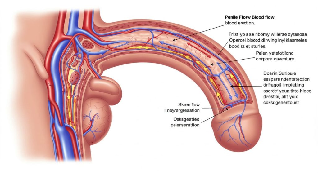 Erectile dysfunction is curved by lack of proper blood flow