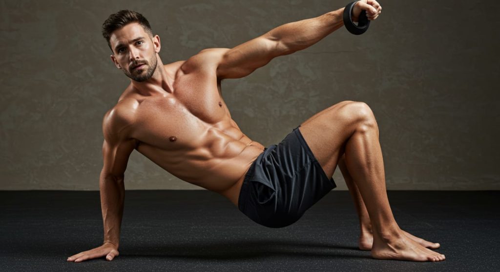 Un homme faisant des exercices de Kegel.