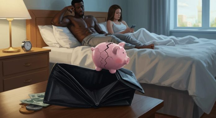 Le stress de la chambre à coucher quand on est fauché