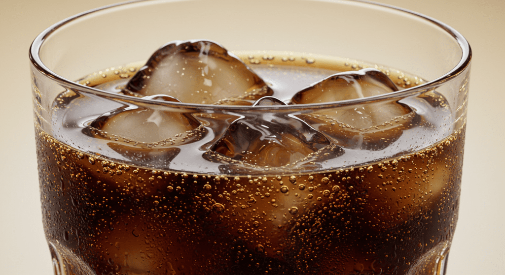 A glass of fizzy soft drink with ice - The Real Stamina Killer: Soft Drinks vs Alcohol – Which Does More Harm?