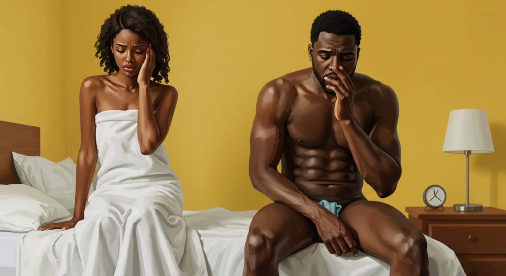 couples feeling disappointed after intercourse