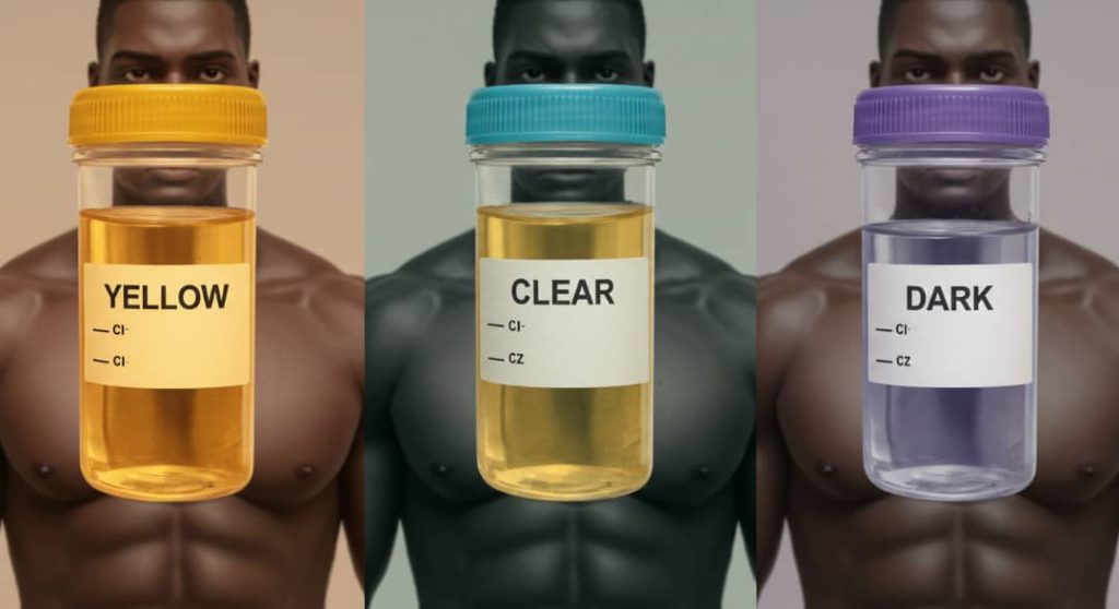 Les couleurs de l'urine et ce qu'elles révèlent sur les performances sexuelles