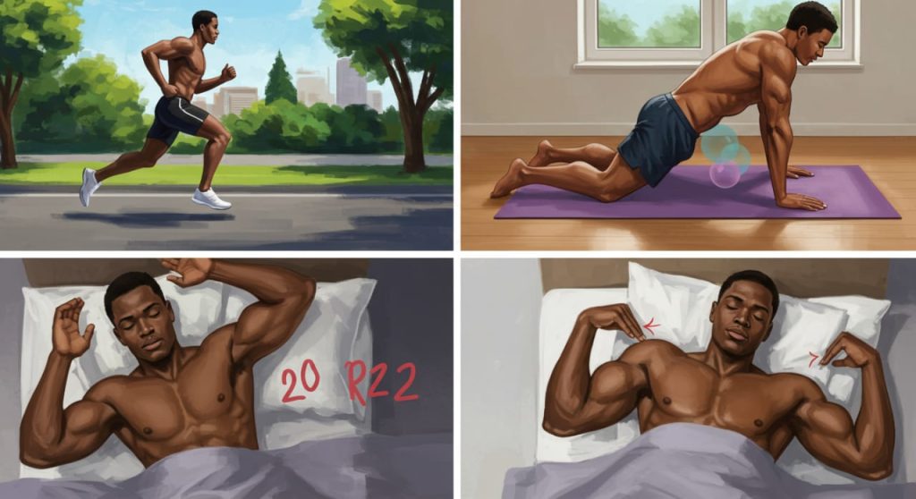 daily routine to last longer in bed