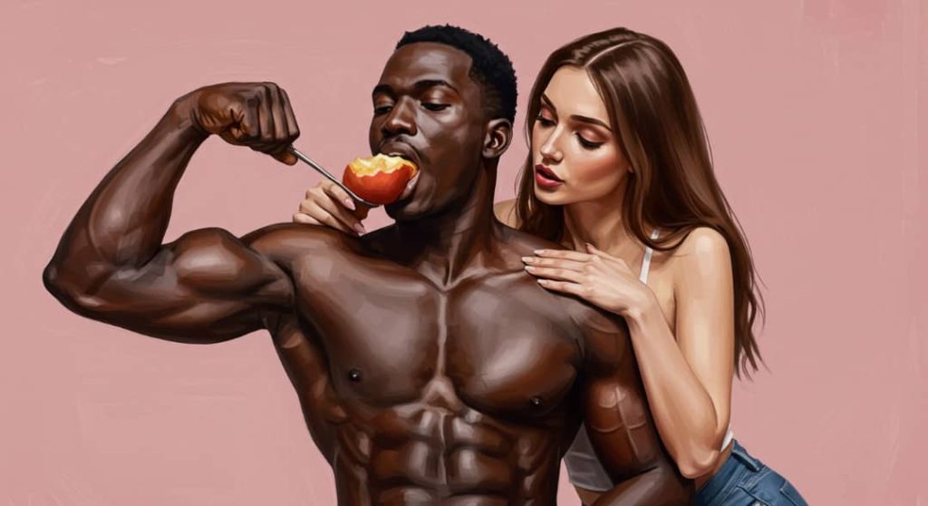 A black man bridging the gap between foodand stamina