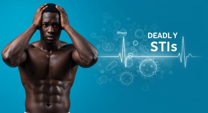 Man struggling with STIs affecting sexual vitality
